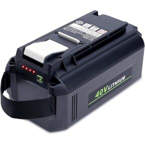 Upgraded 7500mAh Replacement Battery Compatible with Ryobi 40V Lithium Battery OP4075A OP4060 OP4050 OP4040 OP4030 OP4020 OP4015 - Compatible with Ryobi 40-Volt Mowers Trimmers Chainsaws & More Tools