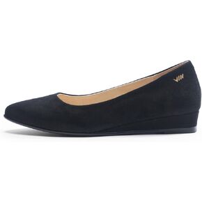 VISCATA Roma Women's Suede Flat, U-Cut Toe, Spain Handmade Casual Flat Comfortable Shoes with a Sturdy All Natural 1" Wedge. Made with Cushioned Leather Insole and Lined with Premium Leather in Saudi Arabia