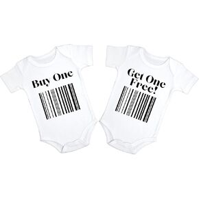 BOGO Free Twin Babies Pregnancy Announcement (Set of 2)