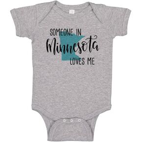 Someone in Minnesota Loves Me Baby Infant Bodysuit
