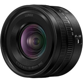 Panasonic LUMIX Full Frame Interchangeable Camera Lens, L-Mount, S 18-40mm F4.5-6.3 (S-R1840) (Renewed)