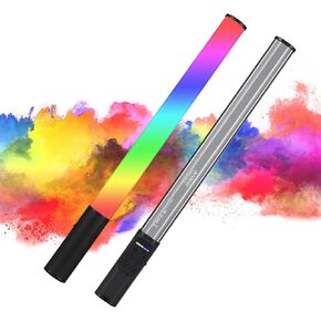 Andoer W150RGB Handheld RGB Light Tube LED Video Light Wand 2500K-9000K Dimmable 20 Light Scene Effects Built-in Battery for Vlog Live Streaming Product Portrait Photography
