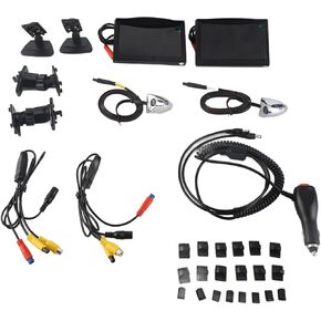 Side View Camera Kit, 5inch TFT LCD Monitor Backup Camera System Compatible with Car Bus Truck DC12V‑24V, Blind Spot Monitoring Camera