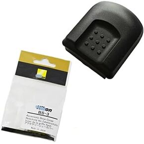 HaizEr New Flash Hotshoe Hot Shoe Protective Protector Cover Cap BS-3 for Nikon D5 D6 D500 D850 D7500, black