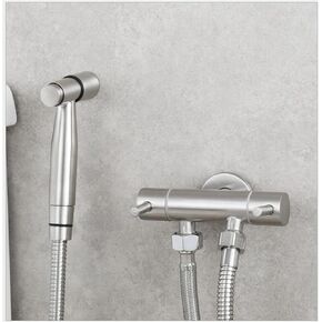 HandheldSprayer Stainless Steel Brushed Cloth Diaper Sprayer SuperchargeSprayer for Toilet Used for Cleaning Toilets, pet Bathrooms, Personal Hygiene