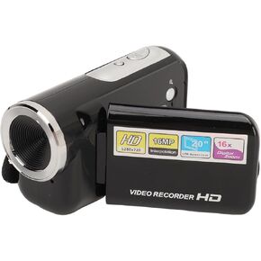 Digital Video Camera, 1080P Video Recording 16X Zoom 2Inch Color TFT Display One Hand to Shoot, Kids Camcorder for Birthday