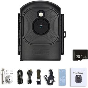 Time Lapse Camera, 1080P HD Timelapse Camera Outdoor Construction, Waterproof Level IP66, 110° Wide Angle & 2.4" LCD Screen, 180 Days Standby for Record Jobsite, Plant Growth