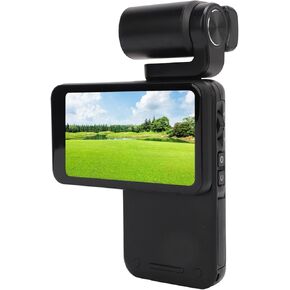 5K 48MP Handheld Camcorder, 4K 60fps Video Camera Camcorder, Night Vision Vlogging Camera with 3.5In Rotating, 10X Digital Zoom, AF, 1/4 Interface