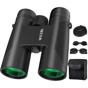 16x42 Binoculars for Adults High Powered - HD Clear Low Light Vision with Large Bright View - Powerful Binoculars for Brid Watching Hunting Travel Hiking Concerts - Black