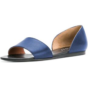YDN Western Open Toe D'Orsay Casual Flats Sandals Slip on Comfy Walking Shoes Size 4-16 US