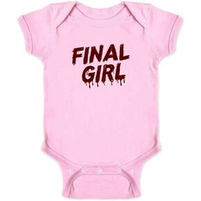 Pop Threads Final Girl Horror Movie Meme Trope Halloween Infant Baby Boy Girl Bodysuit