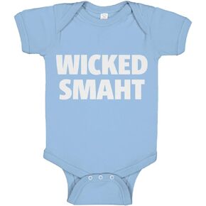 Indica Plateau Baby Romper Wicked Smaht 100% Cotton Infant Bodysuit