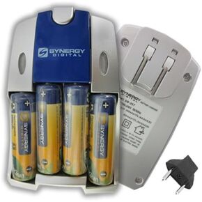 Olympus C-720 Digital Camera Battery Charger Replacement for 4 AA NiMH 2800mAh Rechargeable Batteries, with Charger