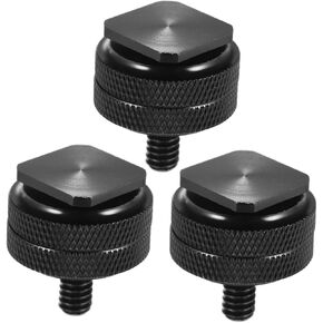 Gadpiparty Aluminum Alloy Hot Shoe Mount Adapter 1/4 Inch Screw Universal Camera Mount