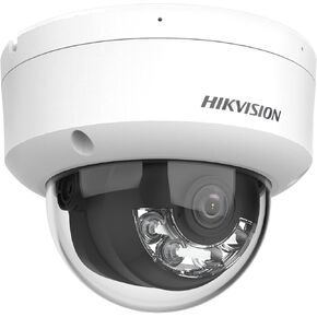DS-2CD1143G2-LIUF Compatible Hikvision 4mp Dome IP Camera POE with Smart Hybrid Light, Bulit-in Mic, 98ft Night Vision, MicroSD 512GB, IP67, IK08, 2.8mm Lens (Metal & Plastic)