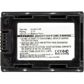 Synergy Digital Camcorder Battery, Works with Samsung HMX-F90 Camcorder, (li-ion, 3.7V, 2400 mAh) Ultra High Capacity Battery