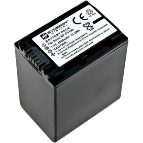 Synergy Digital Camcorder Batteries, Compatible with Vivitar VIV-SB-FV100 Camcorder Batteries (li-ion, 7.4V, 3100 mAh), Set of 2