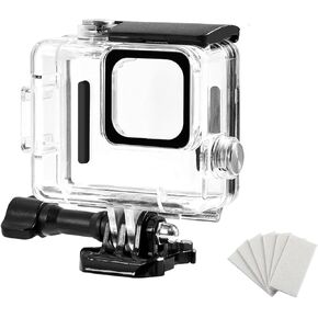 Waterproof Case for Go Pro Hero 4K, FotStdio 196ft/60m Underwater Diving Protective Housing Shell for Go Pro Hero 4K 2024 Compact Action Camera with Mount Accessories Kit