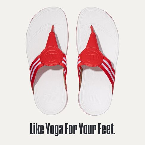 FitFlop DX4002-070 Walkstar Toe-Post Sandals Red US09 in Saudi Arabia