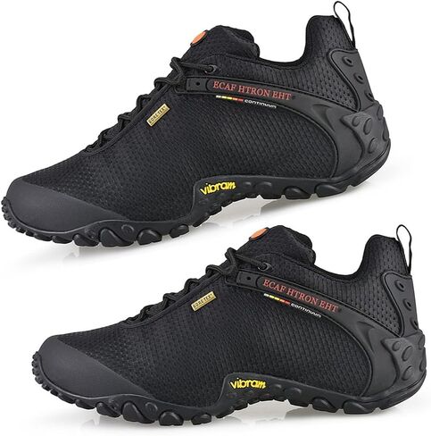 KtEli Men's Hiking Shoes, Casual Trekking Boots, Climbing Trail Shoes,Work Shoe Lightweight Low Top for Outdoor Trailing Trekking Walking (Color : Red, Size : 39) in Saudi Arabia