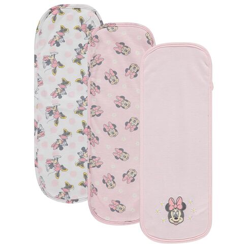 Disney Baby Burp Cloths 3 Pack - 100 ٪ Cotton - Mickey Mouse ، Minnie Mouse ، Winnie the Pooh ، Dumbo - ضرورية حديثي الولادة الناعم والامتصاص للبنين والبنات in Kuwait