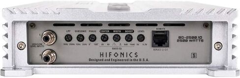 Hifonics BG-1600.4 Brutus Gamma BG Series Amp (4 قنوات، 1,600 واط كحد أقصى، Super A/B-Class) in Kuwait