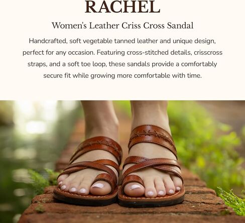 Rachel - Leather Criss Cross Sandal - Womens Sandals in Saudi Arabia