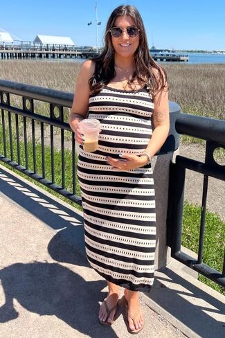 PinkBlush Patterned Sleeveless Maternity Maxi Dress in Saudi Arabia