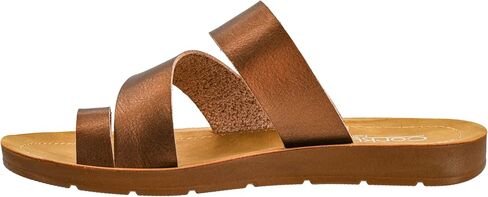 Corkys Footwear مجرد صندل قش - يتميز بحزام ملفوف من إصبع القدم للاستقرار ، النعال المذكورة التي لا تقبل المنافسة للراحة ، والتكنولوجيا على السهل على وإيقاف تشغيلها in Saudi Arabia