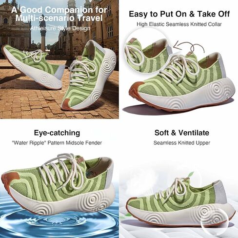 UIN Women's Platform Walking Shoes Casual Comfortable Art Painted Travel Fashion Sneaker Brava in Saudi Arabia