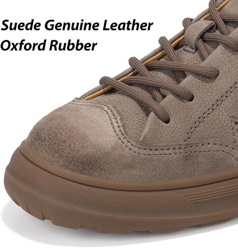 Womens Walking Shoes, Genuine Leather Low Top Men Casual Shoe with Oxford Rubber, Breathable and Durable, Suitable for Walk, Casual, Business in Kuwait