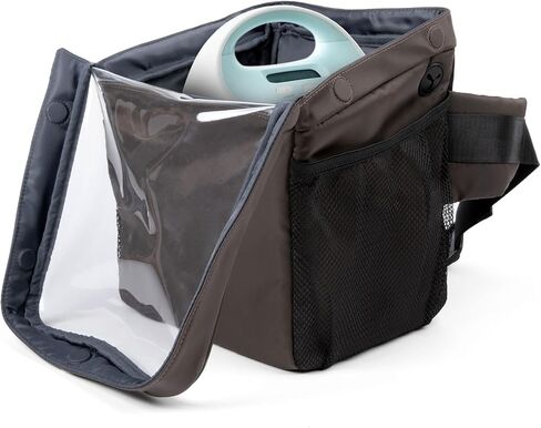 Hands-Free Pump Bag Carrier for Spectra S1 | Portable Fanny Pack Style with Magnetic Closure & Clear Top for Easy Access | Adjustable Belt for Comfort – Ideal for Active Moms in Saudi Arabia