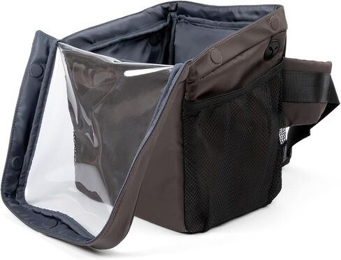 Hands-Free Pump Bag Carrier for Spectra S1 | Portable Fanny Pack Style with Magnetic Closure & Clear Top for Easy Access | Adjustable Belt for Comfort – Ideal for Active Moms in Saudi Arabia