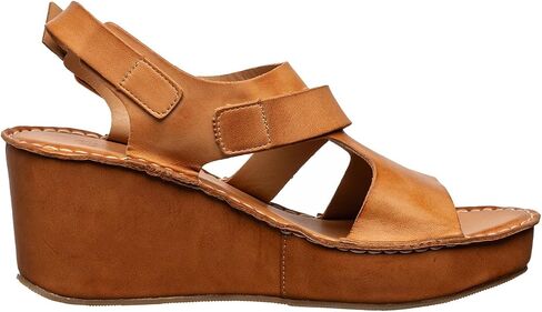 Antelope Women's Wallis Leather Wedge Sandals in Saudi Arabia