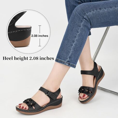 FUDYNMALC Sandals for Women Dressy Wedge: Comfortable Summer Shoes 2025 Orthopedic Walking Platform Footwear for Beach Hiking in Kuwait