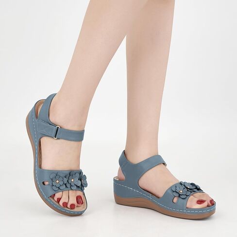 FUDYNMALC Sandals for Women Dressy Wedge: Comfortable Summer Shoes 2025 Orthopedic Walking Platform Footwear for Beach Hiking in Kuwait