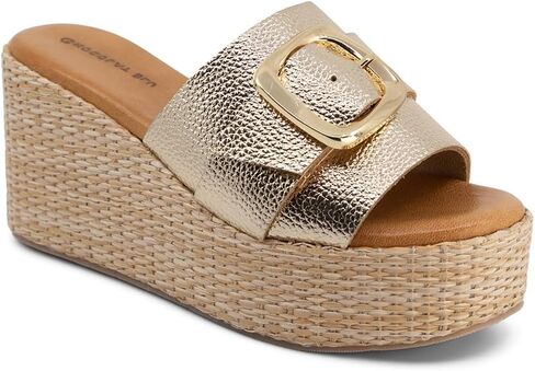 Chocolat Blu Women Shoes Jana Platform Slide W-buckle in Kuwait