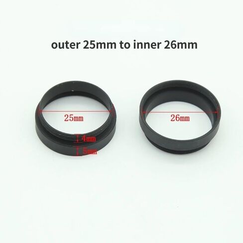 Microscope Accessories Kit M25/M26/M27/M42 RMS Threaded Adapter Ring Objective Converter Camera Adapter Microscope Slide(RMS to 25MM) in Kuwait
