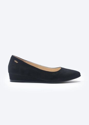 VISCATA Roma Women's Suede Flat, U-Cut Toe, Spain Handmade Casual Flat Comfortable Shoes with a Sturdy All Natural 1" Wedge. Made with Cushioned Leather Insole and Lined with Premium Leather in Saudi Arabia