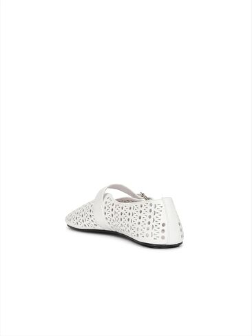 Women's Mesh Ballet Fashion Round Toe Fish Nnet Flats ، Lace Up Hollow Out Mary Jane Shoes ، Office Office Daily Daily Ballet Shoes. in Kuwait