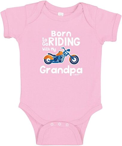 Born to Go Riding with My Grandpa Biker Bodysuit in Saudi Arabia