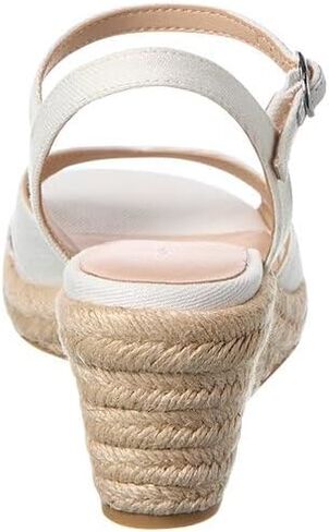 Stuart Weitzman Miami Espadrille Canvas & Leather Wedge in Saudi Arabia