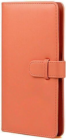 Square Album for Fujifilm Instax Square Film sq40 sq6 sq1 sq20 sq10 Camera PU Leather Picture Wallet Photo Album (Hold 80 Photos) (Orange) in Saudi Arabia