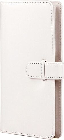 Square Album for Fujifilm Instax Square Film sq40 sq6 sq1 sq20 sq10 Camera PU Leather Picture Wallet Photo Album (Hold 80 Photos) (Orange) in Saudi Arabia