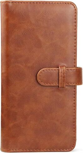 Square Album for Fujifilm Instax Square Film sq40 sq6 sq1 sq20 sq10 Camera PU Leather Picture Wallet Photo Album (Hold 80 Photos) (Orange) in Saudi Arabia