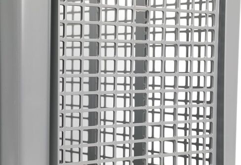Hudson Exchange 24 x 16 x 12" (3 Pack) Mesh Straight Wall Handled Storage Container Tote, Gray in Saudi Arabia