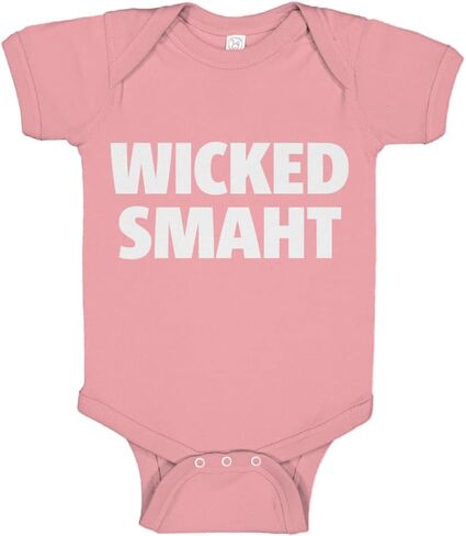 Indica Plateau Baby Romper Wicked Smaht 100% Cotton Infant Bodysuit in Saudi Arabia