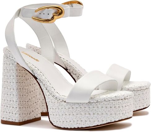 Larroodé Dolly Verona Sandal في جلد وليود أبيض in Saudi Arabia