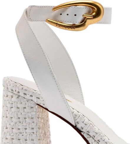 Larroodé Dolly Verona Sandal في جلد وليود أبيض in Saudi Arabia
