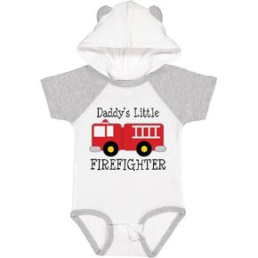 inktastic Daddy's Little Firefighter Baby Bodysuit in Kuwait